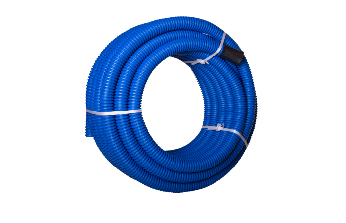 Rura giętka karbowana dwuwarstwowa w kręgach RODK 110/92 450N, HDPE,dwuścienna, niebieska (50m) DVR | 10605 TT Plast