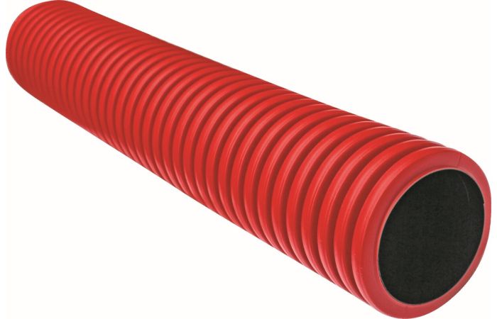 Rura sztywna karbowana dwuwarstwowa w odcinkach RODO 160/134 450N,HDPE, niebieska(6m/33szt) DVK | 10615 TT Plast