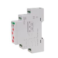 Przekaźnik czasowy 2-funkcyjny, nastawa 2 czasów T1 T2 PCU-507-24V styk 2xNO/NC 24V na szynę DIN | PCU-507-24V F&F