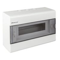 Rozdzielnica moduł. n/t SRn-12 1x12 198x298x95mm IP40 (N+PE) drzwi transp, biała (1/240szt) | 1.3 Elektro-Plast Opatówek