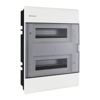 Rozdzielnica moduł. p/t SRp-24 2x12 397x298x104mm IP40 (N+PE) drzwi transp, biała (1/110szt) | 2.5 Elektro-Plast Opatówek