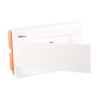 Rozdzielnica moduł. p/t SRp-12/B 1x12 190x298x94mm IP40 (N+PE) drzwi białe, biała (1/240szt) | 2.13 Elektro-Plast Opatówek