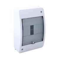 Rozdzielnica modył. n/t RNTO-6 1x6 200x134x88mm IP42 (bez listew N/PE) drzwi transp,biała(1/600szt) | 4.3 Elektro-Plast Opatówek