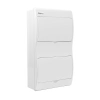 Rozdzielnica moduł. n/t RN-16/B Fala 2x8 403x238x95mm IP40 (N+PE) drzwi białe,biała (1/140szt) | 7.14 Elektro-Plast Opatówek