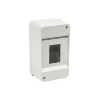 Rozdzielnica moduł. n/t RNO-4 1x4 80x140x67mm IP30 (bez listew N/PE) bez drzwi, biała (1szt) | 5.4 Elektro-Plast Opatówek