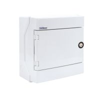 Rozdzielnica hermet. moduł.z zamkiem n/t RH-8/ZB 1x8 260x260x138mm IP65 1000VDC drzwi białe,biała | 36.10 Elektro-Plast Opatówek