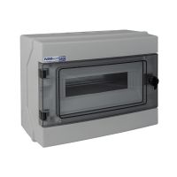 Rozdzielnica hermet. moduł.n/t RH-12S 1x12 260x330x138mm IP65 1000VDC drzwi transp,szara | 36.712 Elektro-Plast Opatówek