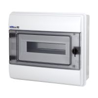 Rozdzielnica hermet. moduł. p/t RHp-12 1x12 305x345x135mm IP65 drzwi transp, biała (1szt) | 36.120 Elektro-Plast Opatówek