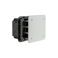 Puszka p/t Pp/t 1 76x76x52mm czarno/biała (1szt) | 11.1 Elektro-Plast Opatówek
