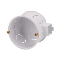Puszka Instalacyjna p/t łączona PKz-Ø60x40ep, z wkrętami 64x64x42mm biała (100szt) | 13.85 Elektro-Plast Opatówek