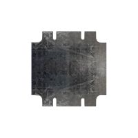 Płyta montażowa PM 1, 96x96, stal, ocynk (1szt) | 33.10 Elektro-Plast Opatówek