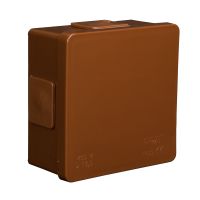 Puszka n/t VP 001-02 IP55 4-wl klik dł.gum. 86x86x40mm brązowa (1szt) | 61.102 Elektro-Plast Opatówek