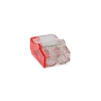 Szybkozłączka PC 252M (2 przewody) transparentne/czerwony (25szt) | 39.22 Elektro-Plast Opatówek