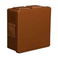 Puszka n/t VP 002-02 IP55 6-wl klik dł.gum. 86x86x40mm brązowa (1szt) | 61.108 Elektro-Plast Opatówek