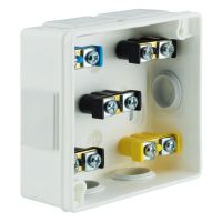 Puszka n/t VP 002-51 IP55 6-wl klik dł.gum. z zac. 86x86x40mm biała (1szt) | 61.110 Elektro-Plast Opatówek