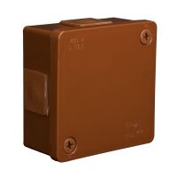 Puszka n/t VP 021-02 IP55 4-wl 2wkr dł.gum. 86x86x40mm brązowa (1szt) | 61.120 Elektro-Plast Opatówek