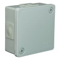 Puszka n/t VP 021-03 IP55 4-wl 2wkr dł.gum. 86x86x40mm szary (1szt) | 61.121 Elektro-Plast Opatówek