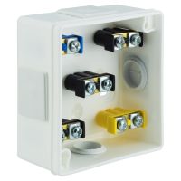 Puszka n/t VP 021-51 IP55 4-wl 2wkr dł.gum. z zac. 86x86x40mm biała (1szt) | 61.122 Elektro-Plast Opatówek