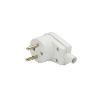 Wtyczka kątowa VWK 220-01, 16A 250V IP20 69x40x53mm biała (1szt) | 51.305 Elektro-Plast Opatówek