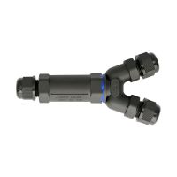 Złączka kablowa trójnik SPNTY 325, (3x2,5), IP68 czarna (1szt) | 39.327 Elektro-Plast Opatówek