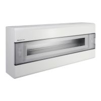 Rozdzielnica moduł. n/t SRn-24/1 1x24 218x522x105mm IP40 (N+PE) drzwi transp, biała (1szt) | 1.66 Elektro-Plast Opatówek