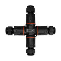 Złączka kablowa SZPN 293X-4T, (3x1,5), czwórnik, IP68 czarna (1szt) | 39.2934 Elektro-Plast Opatówek