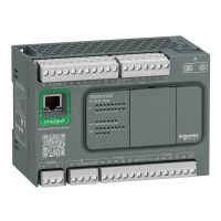 Sterownik M200 24 IO tz wyjściami tranzystorowymi typu SINK + Ethernet | TM200CE24U Schneider Electric