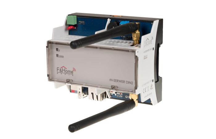 Jednostka centralna na szynę DIN2 | rH-SERWER-DIN2 F&F