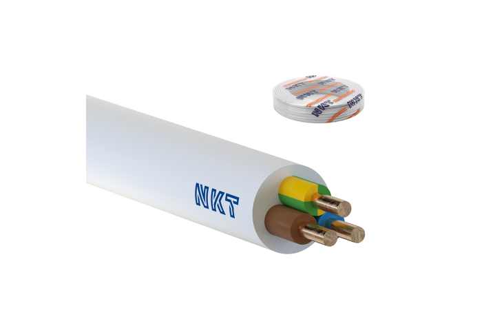 Przewód instalacyjny YDY żo 3x2,5 450/750V /100m/ KRĄŻEK | 172171006C0100 Nkt