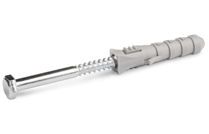 FIX Kołek rozporowy 12x60 mm z wkrętem z łbem sześciokątnym 8,0x60 mm - opakowanie kartonowe - 50 sz | FIX-12/60 Rawlplug