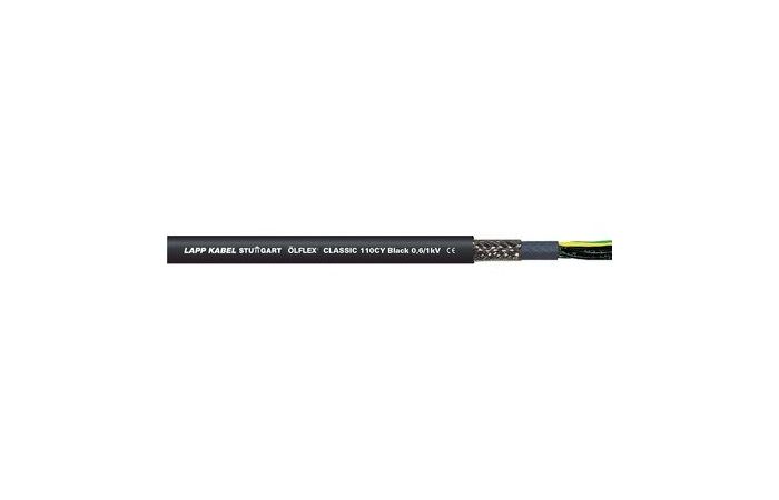 Przewód sterowniczy OLFLEX CLASSIC 110 CY 4G2,5 0,6/1KV czarny BĘBEN | 1121342 Lapp Kabel