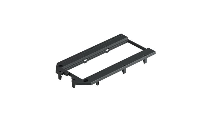 Ramka montażowa do UT4, 2 Modul45 147x76x4, PA, grafitowoczarny, 9011 UT4 P3 | 7408761 Obo Bettermann