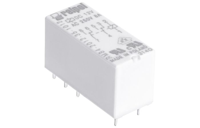 Przekaźnik elektromagnetyczny, miniaturowy 2P, 8A 230VAC, IP67, RM84-2012-35-5230 | 604622 Relpol