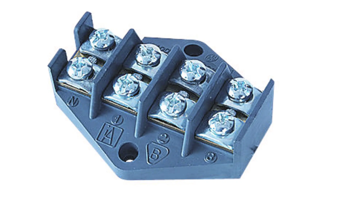 Płytka odgałęźna 10mm2, 4-biegunowa ZPT-4-10.0 czarna | 83005007 Simet