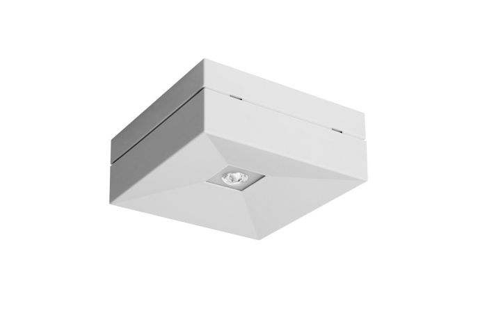 Oprawa awaryjna LOVATO II LED 3W (optyka universal) 390lm 1h jednozadaniowa AT, biała | LV2U/3W/B/1/SE/AT/WH Awex