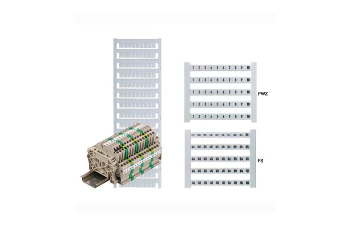 Oznacznik złączki DEK 5 FWZ 61-70 Dekafix 5x5mm biały | 0523060061 Weidmuller