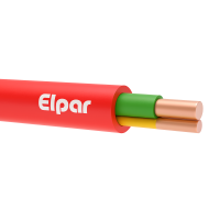 Przewód bezhalogenowy HDGS 2x2,5 FE180/PH90/E90 300/500V BĘBEN | 5901854407159 Elpar
