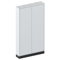 Obudowa stojąca pusta, IP41, kl. I RAL7035 (1050x1850x250) z cokołem 100 mm LXN250 4-12 PHN1 | 001321806 Eti