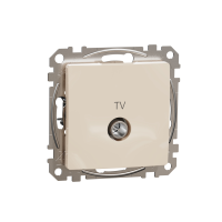Gniazdo TV Sedna Design & Elements końcowe (4dB), beżowe | SDD112471 Schneider Electric
