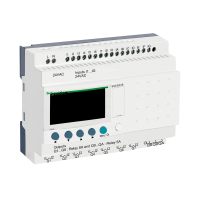 Przekaźnik inteligentny LE 16WE_D/10-wyjść P 24VAC RTC/LCD, Zelio Logic | SR3B261B Schneider Electric