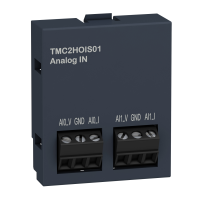 Modicon M221, kaseta we/wy, zastosowania dźwigowe, 2 wejścia analogowe | TMC2HOIS01 Schneider Electric