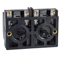 Blok styków z samopowrotem 1OC 1NO montaż czołowy Fi 40mm rozstawu Harmony XAC | XESD1281 Schneider Electric