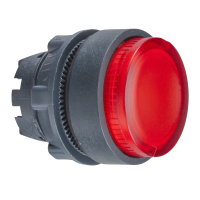 Główka przycisku wystającego z samopowrotemLED czerwona plastikowa, Harmony XB5 | ZB5AW143 Schneider Electric