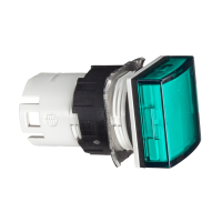 Lampka sygnalizacyjna zielona LED kwadratowy Harmony XB6 | ZB6CV3 Schneider Electric