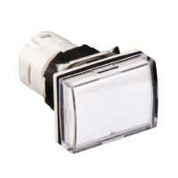 Lampka sygnalizacyjna biała LED prostokątny Harmony XB6 | ZB6DV1 Schneider Electric