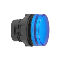 Napęd wskaźnika świetlnego LED niebieski karbowane soczewki plastikowy Harmony XB5 | ZB5AV063S Schneider Electric