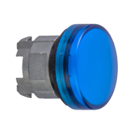 Główka lampki sygnalizacyjnej niebieska metalowa Harmony XB4 | ZB4BV06 Schneider Electric