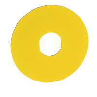 Etykieta Harmony XB4 żółta bez oznaczenia | ZBY9530 Schneider Electric