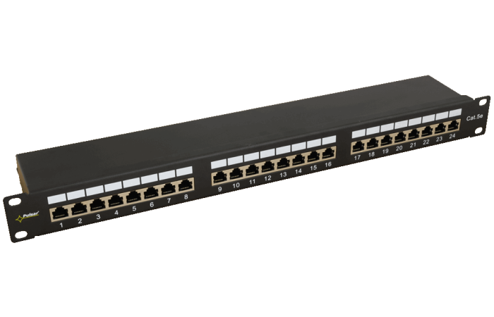 Patch Panel RP-F24V5 24 porty / FTP / Cat5e | RP-F24V5 Pulsar