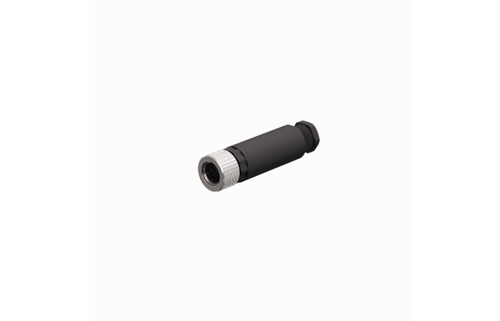 Złącze żeńskie M8x1 proste, 3 pin, IP67, średnica przewodu 3,5-5,0 mm, B5133-0 | 6901030 Turck